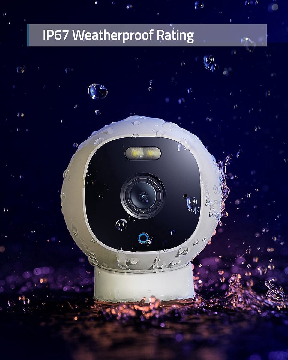 Eufy All-In-One C24 Buiten Security Camera with 2K Resolution + Binnen Cam S350 4K