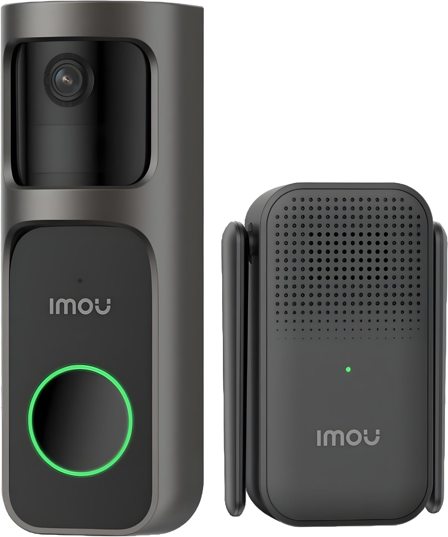 Imou Deurbel 2S Kit - Slimme Draadloze Video Deurbel - 2K QHD Beeldkwaliteit - 5000mAh Batterij - USB-C Snelladen - 166° Graden Gezichtsveld - Weerbestendig - Chime En Wifi Versterker - Lokale Opslag In Chime - 120dB Verstelbaar Volume