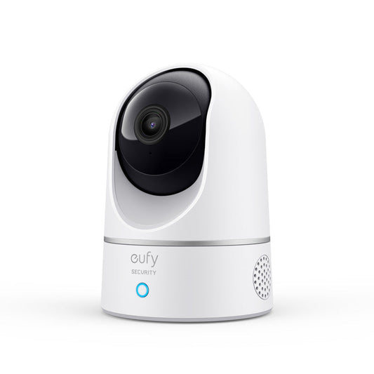 Eufy Pan & Tilt 2K Indoor Beveiligingscamera voor binnen - Bedraad - Wit