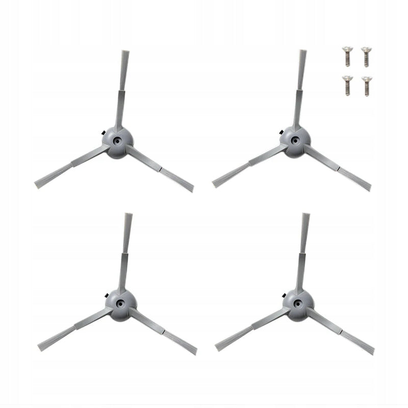 Eufy Zijborstelset voor Eufy L50/L60 Series – origineel grijs – set van 4 stuks