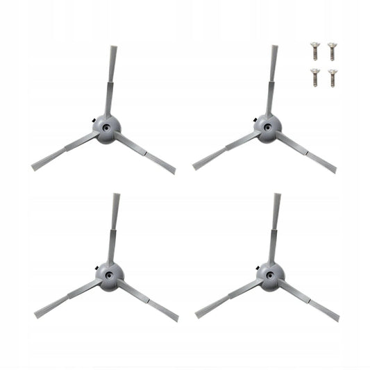 Eufy Zijborstelset voor Eufy L50/L60 Series – origineel grijs – set van 4 stuks