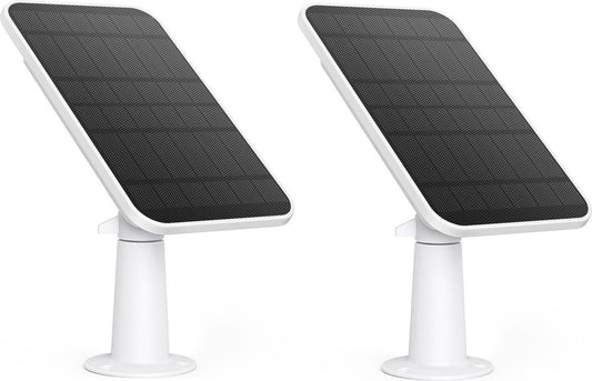 Eufy Security zonnepaneel 2-pack - Geschikt voor alle eufyCams - 3W - Bundelvoordeel